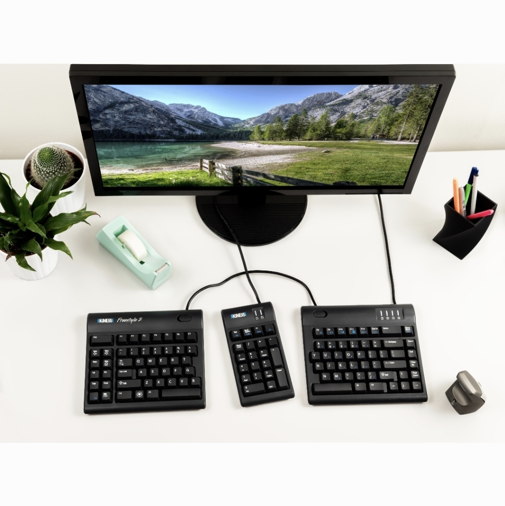 Kinesis Freestyle2 Split Keyboard & Keypad for PC